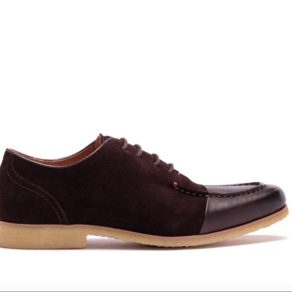 NWB Vintage Foundry Brown Balsalt Suede Oxford - Picture 8 of 10